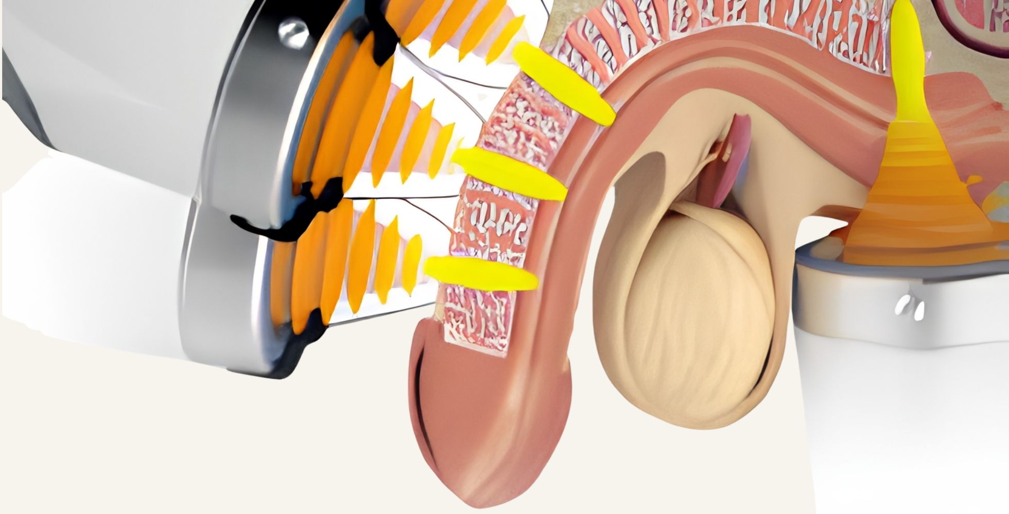 Focused shockwave applied to the treatment area